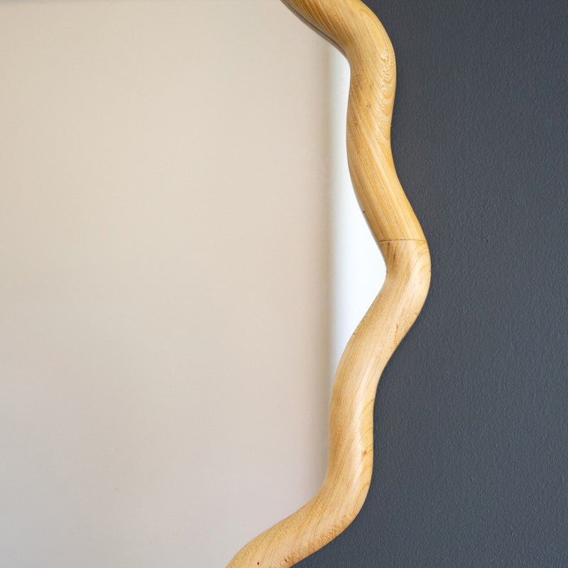 Squiggle Circle Wall Mirror