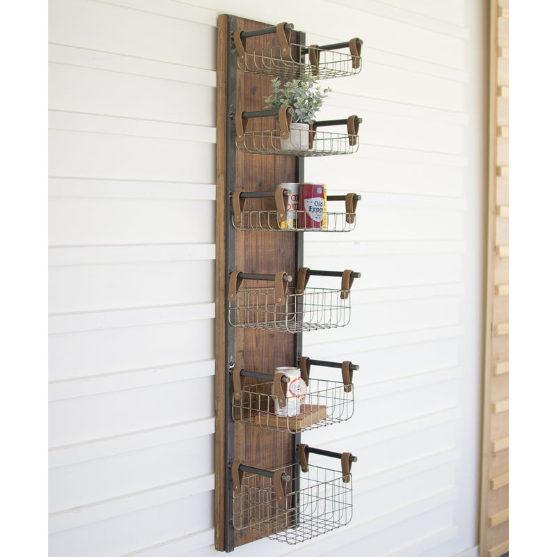 Wire Baskets Wall Storage