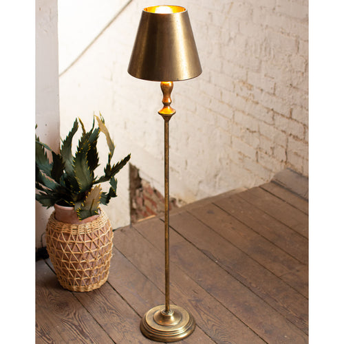 Antique Gold Floor Lamp