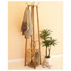 Rattan Tall Coat Rack