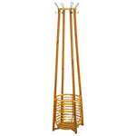 Rattan Tall Coat Rack