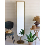 Pedestal Floor Mirror