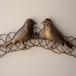 Two Bird Christmas Card Wreath Set of 2