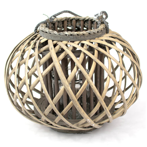 Gray Willow Low Lantern