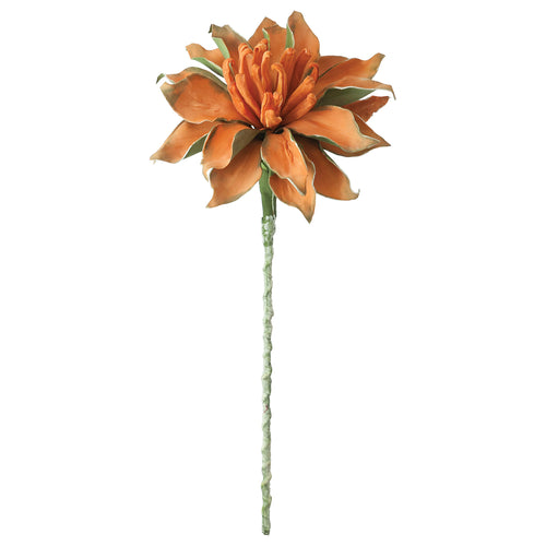 Green & Orange Faux Plant Stem Set of 6