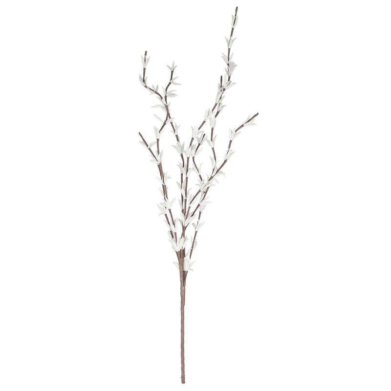 Tiny White Blooms Faux Plant Stem Set of 6