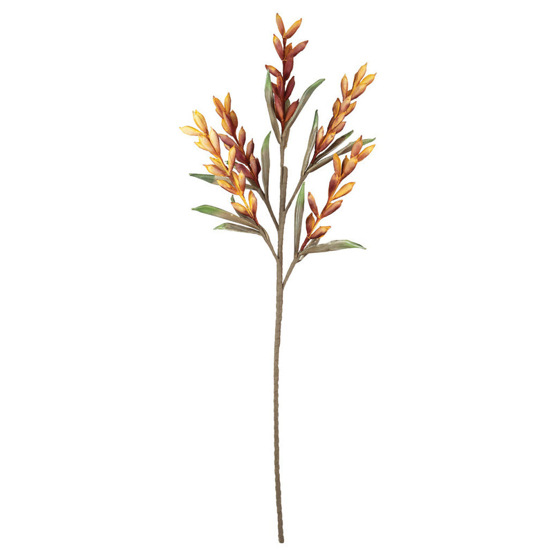 Golden Botanical Faux Plant Stem Set of 6