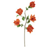 Orange Flower II Faux Plant Stem Set of 6