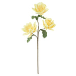 Three Flowered Faux Plant Stem Set of 6