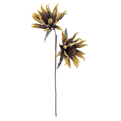 Sunny Flowers Faux Plant Stem Set of 6