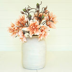 Peach Bloom Faux Plant Stem Set of 6