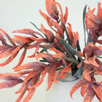 Fire Leaves Faux Plant Stem Set of 6