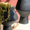 Wooden Black Vase Set of 3