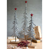 Christmas Tree On Wooden Tabletop Accent Set of 3