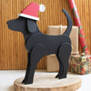 Christmas Labrador Tabletop Accent