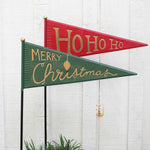 Christmas Pennant Yard Art Set of 2