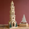 Christmas Church Wooden Sculpture