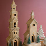 Christmas Church Wooden Sculpture