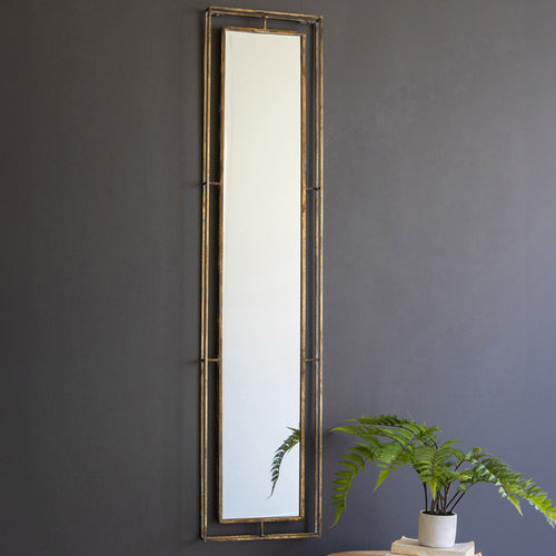 Rectangle Metal Large Framed Wall Mirror