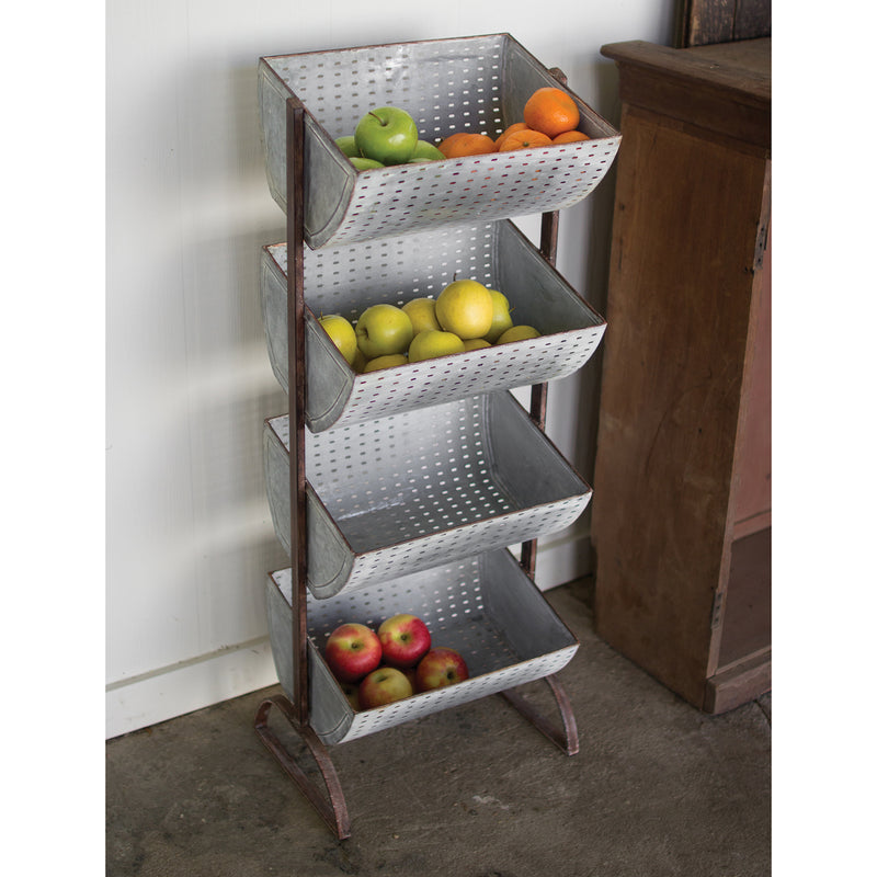 Perforated Basket Storage Unit