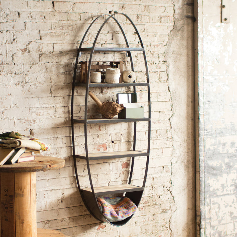 Oval Wall Shelf