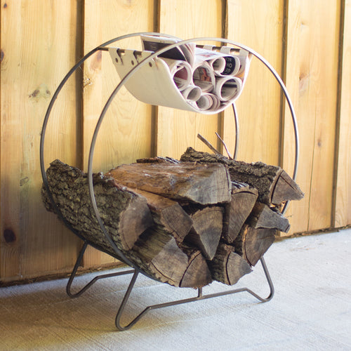 Kindling Sling Round Log Holder