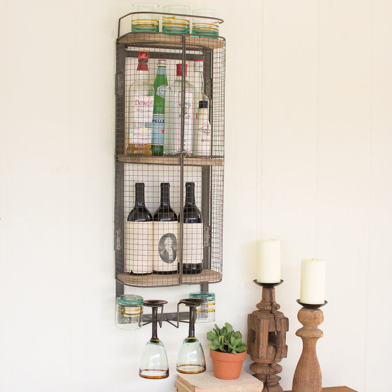 Wire Bar Storage Cabinet