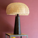 Hammered Metal Table Lamp