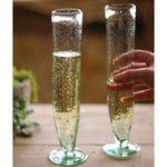 Recycled Champagne Flute Set of 6