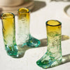 Boot Recycled Glass Shot Glass Set of 6