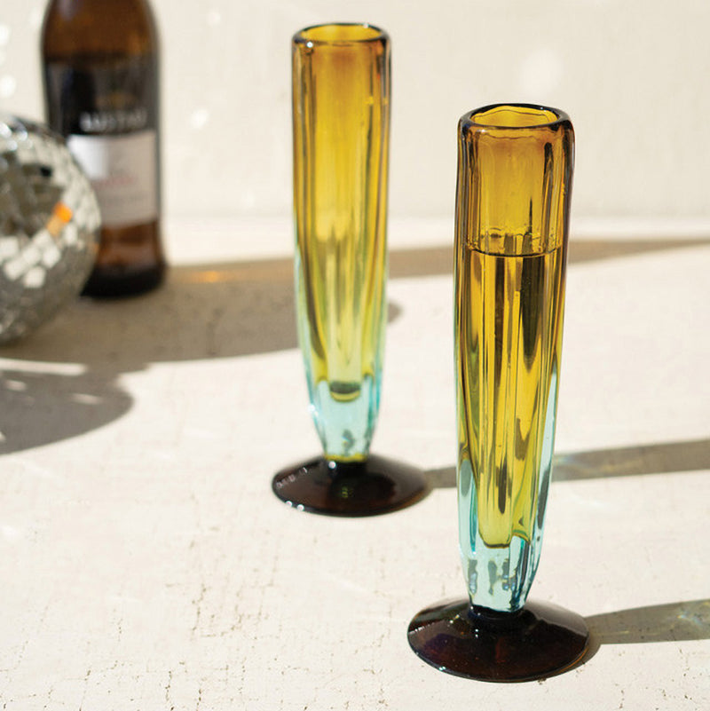 Ombre Champagne Glass Set of 6