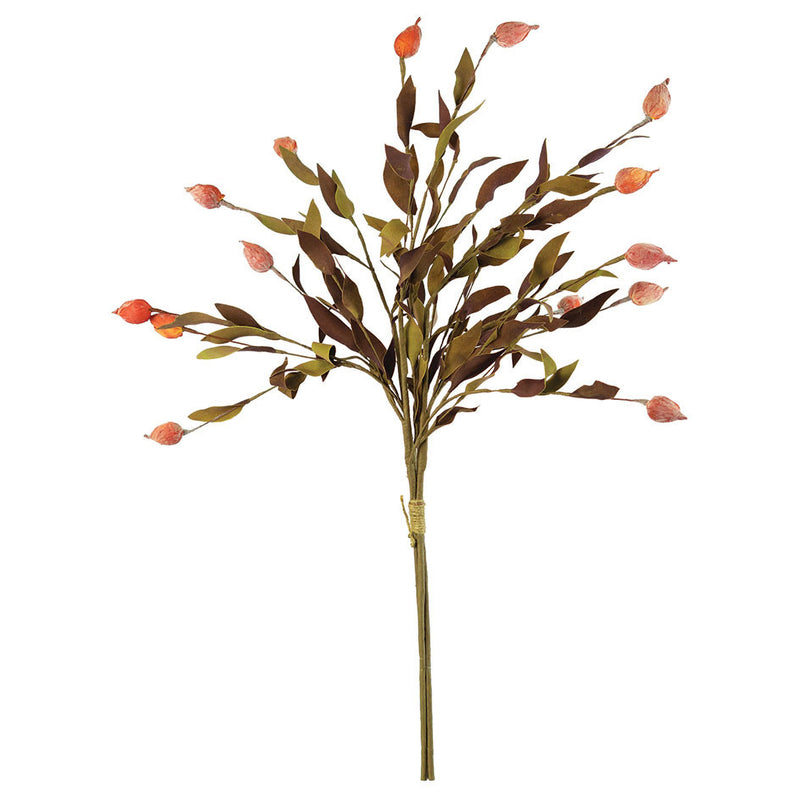 Pink Sprig Faux Plant Stem Set of 6