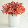 Orange Flower I Faux Plant Stem Set of 6