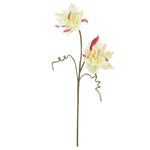 White & Pink Blossom Faux Plant Stem Set of 6