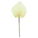 White Leaf Faux Plant Stem Set of 6