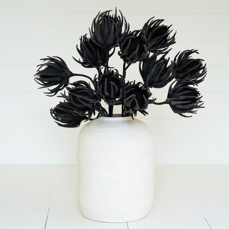 Black Faux Plant Stem Set of 6