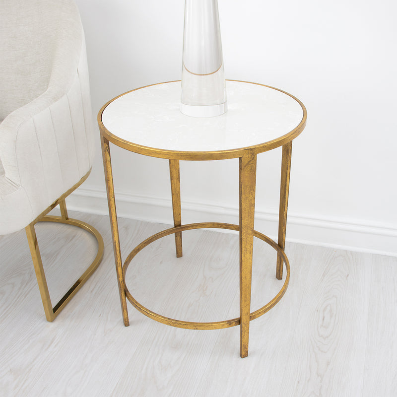 Decorative Round Side Table