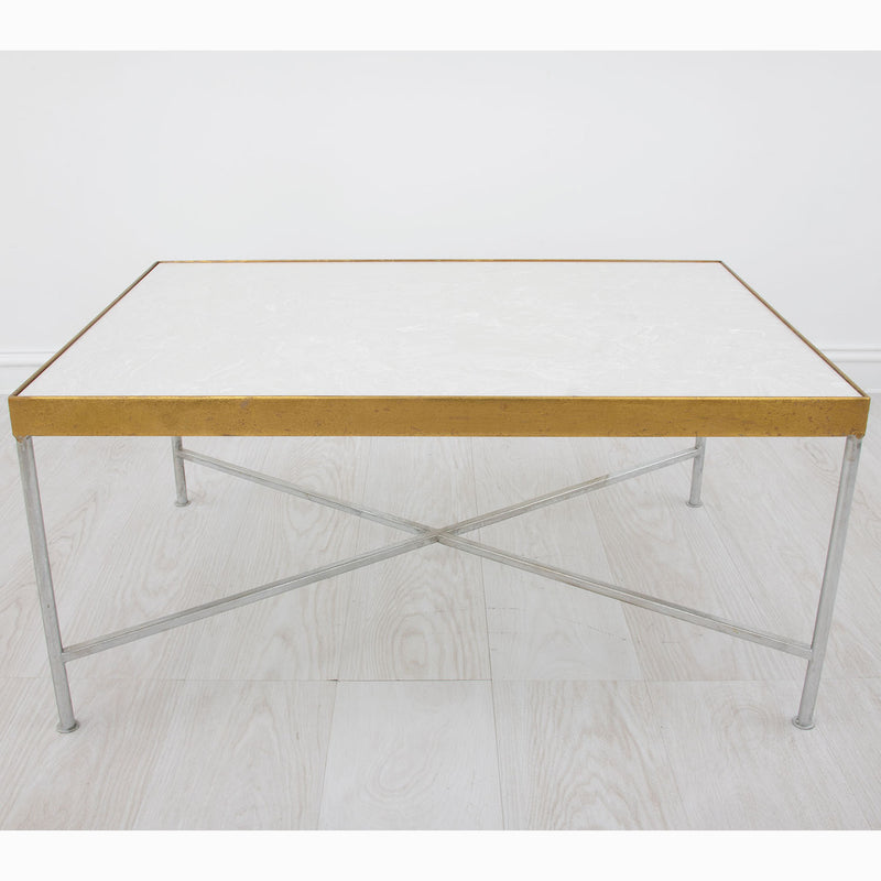 Silver and Gold Coffee Table