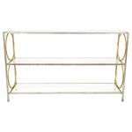 Silver and Gold Console Table