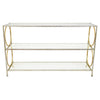 Silver and Gold Console Table