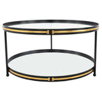 Round Mirrored Coffee Table