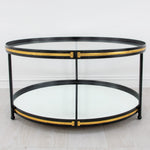 Round Mirrored Coffee Table