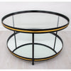 Round Mirrored Coffee Table