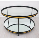 Round Mirrored Coffee Table