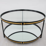 Round Mirrored Coffee Table