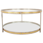 Round Mirrored Coffee Table