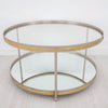 Round Mirrored Coffee Table