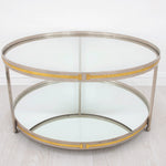 Round Mirrored Coffee Table