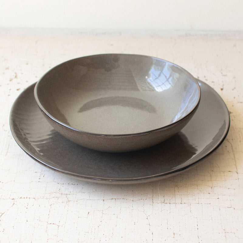 Ceramic Plate and Bowl Set of 24