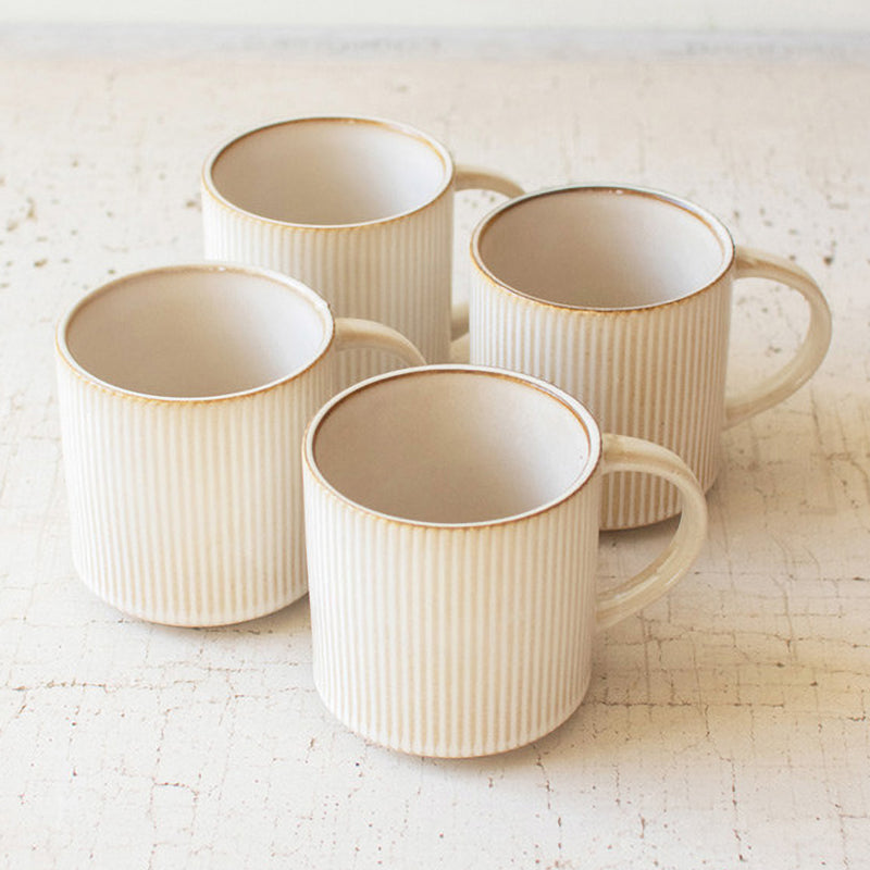 Ceramic Mugs Set of 4